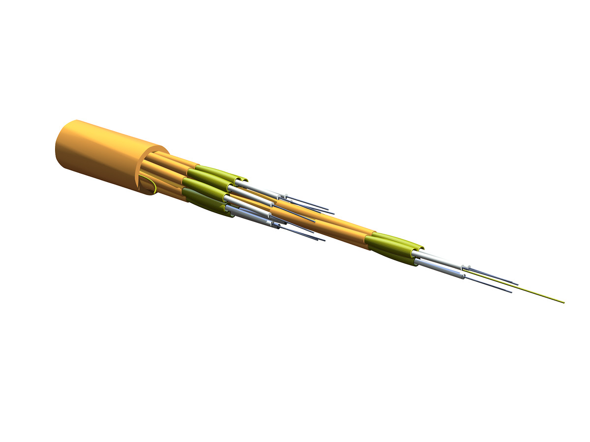 12 F, 1.65 mm Subunits, 62.5 µm multimode (OM1)