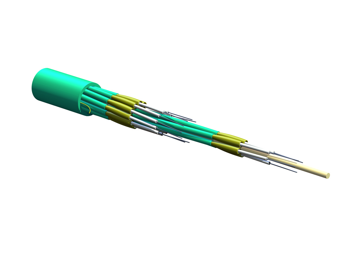 16 F, 1.65 mm Subunits, 50 µm multimode, extended 10G distance (OM4)