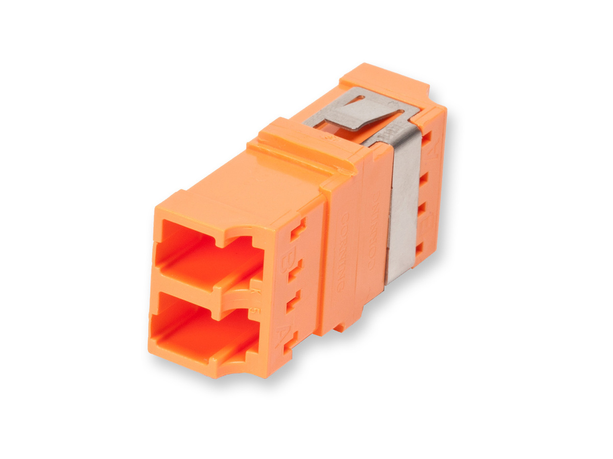 Reduzierte Flanschfläche, Keramikhülse, (OM4+/OM4/OM3/OM2/OM1/OS2), orange