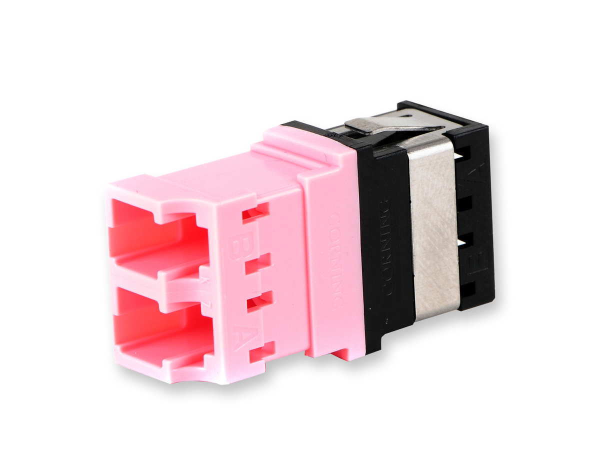 Reduzierte Flanschfläche, Kermiakhülse, (OM4+/OM4/OM3/OM2/OM1/OS2), rosa