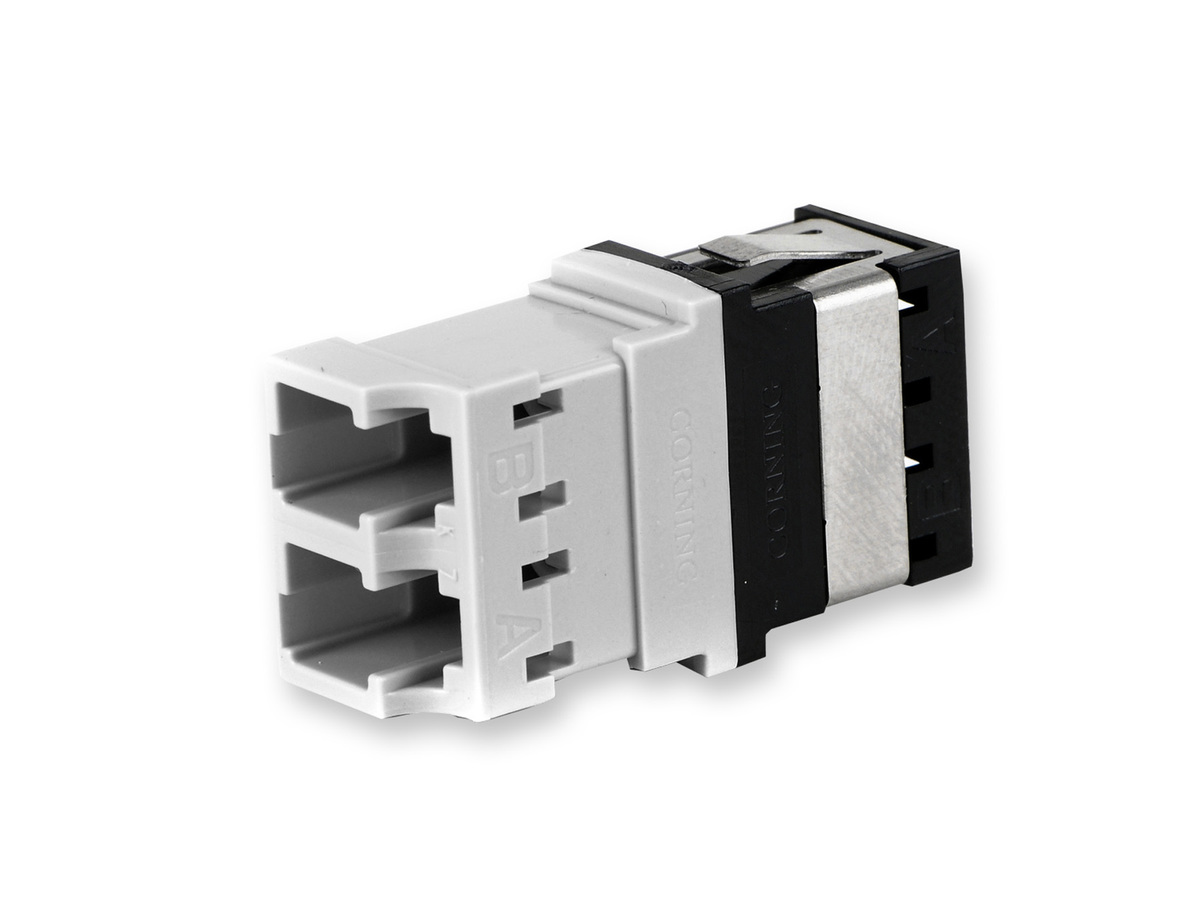 Reduced-Flange Mount, Ceramic Sleeve, (OM4+/OM4/OM3/OM2/OM1/OS2), slate