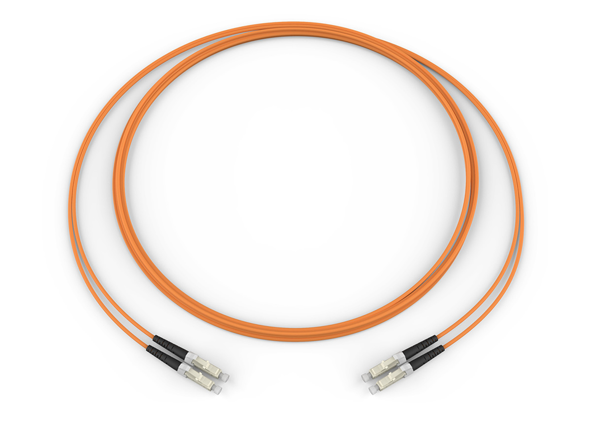 050502K5820002M | Fiber Optic Jumper, 2 F, LC Duplex to LC