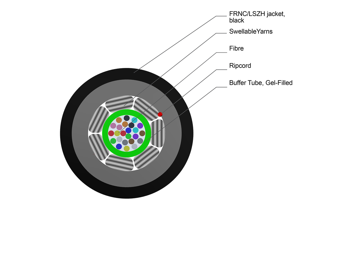 24F MMF ClearCurve® OM3 CT 2.1, B2ca-s1a,d0,a1, DIN VDE