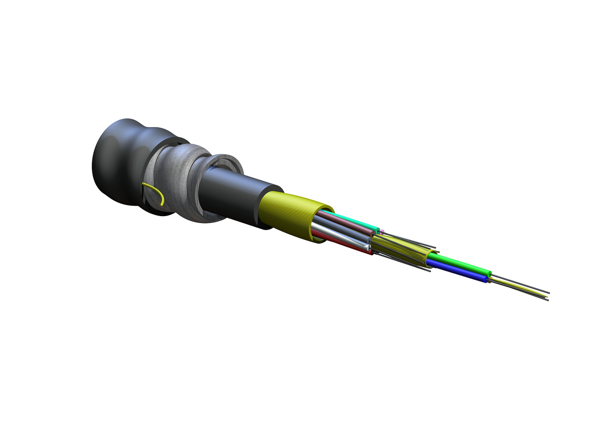 グランドセール Interlocking Tight-Buffered, One FREEDM® | 012T8F-31190-A1 Armored Corning | (OM4) multimode µm 50 F, 12 Riser  Cable, スノーボード