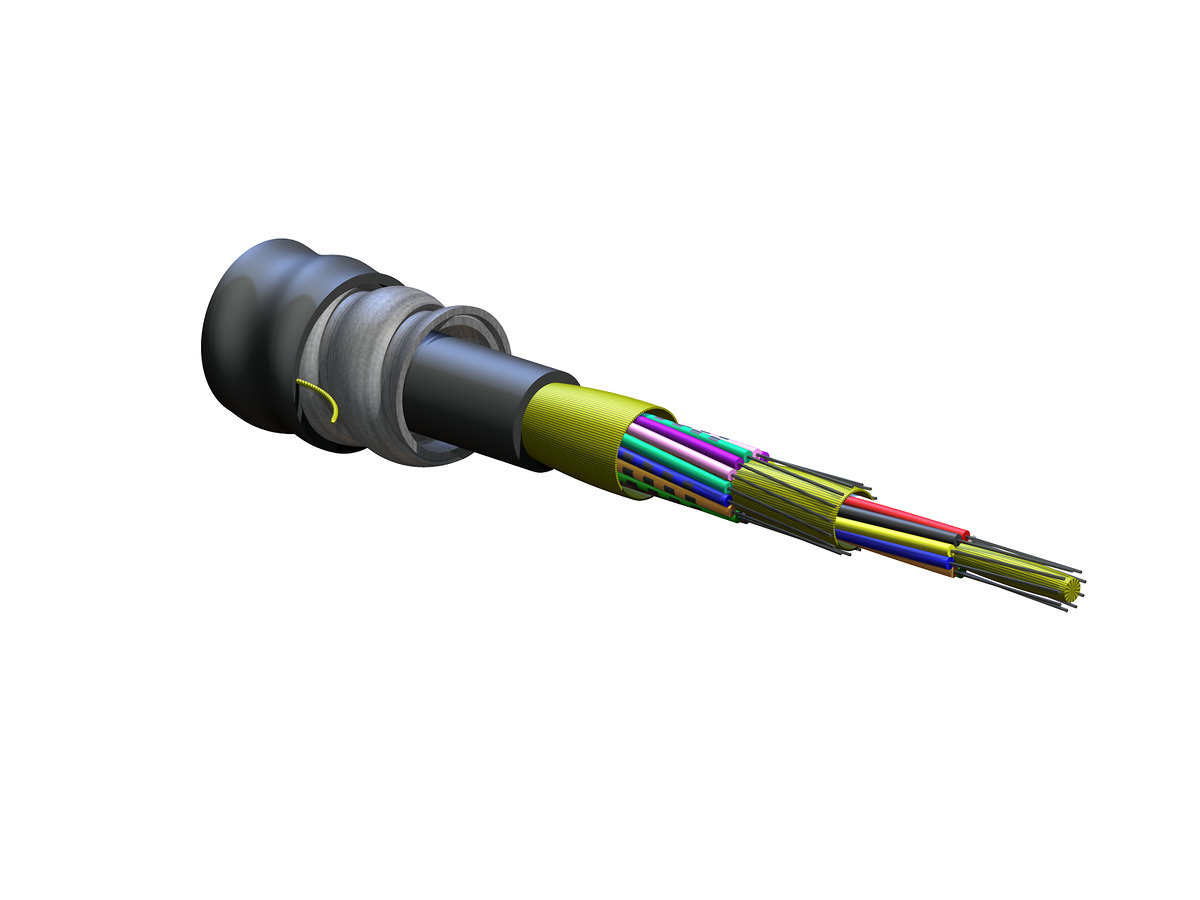 024K8F-31130-A1 | FREEDM® One Tight-Buffered, Interlocking Armored Cable,  Riser 24 F, 62.5 µm multimode (OM1) | Corning