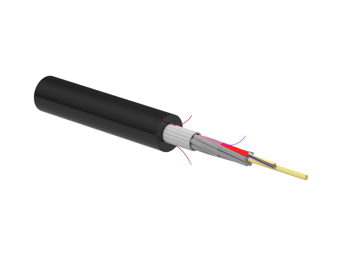 12 F, SMF-28® Ultra fiber, Single-mode (OS2)