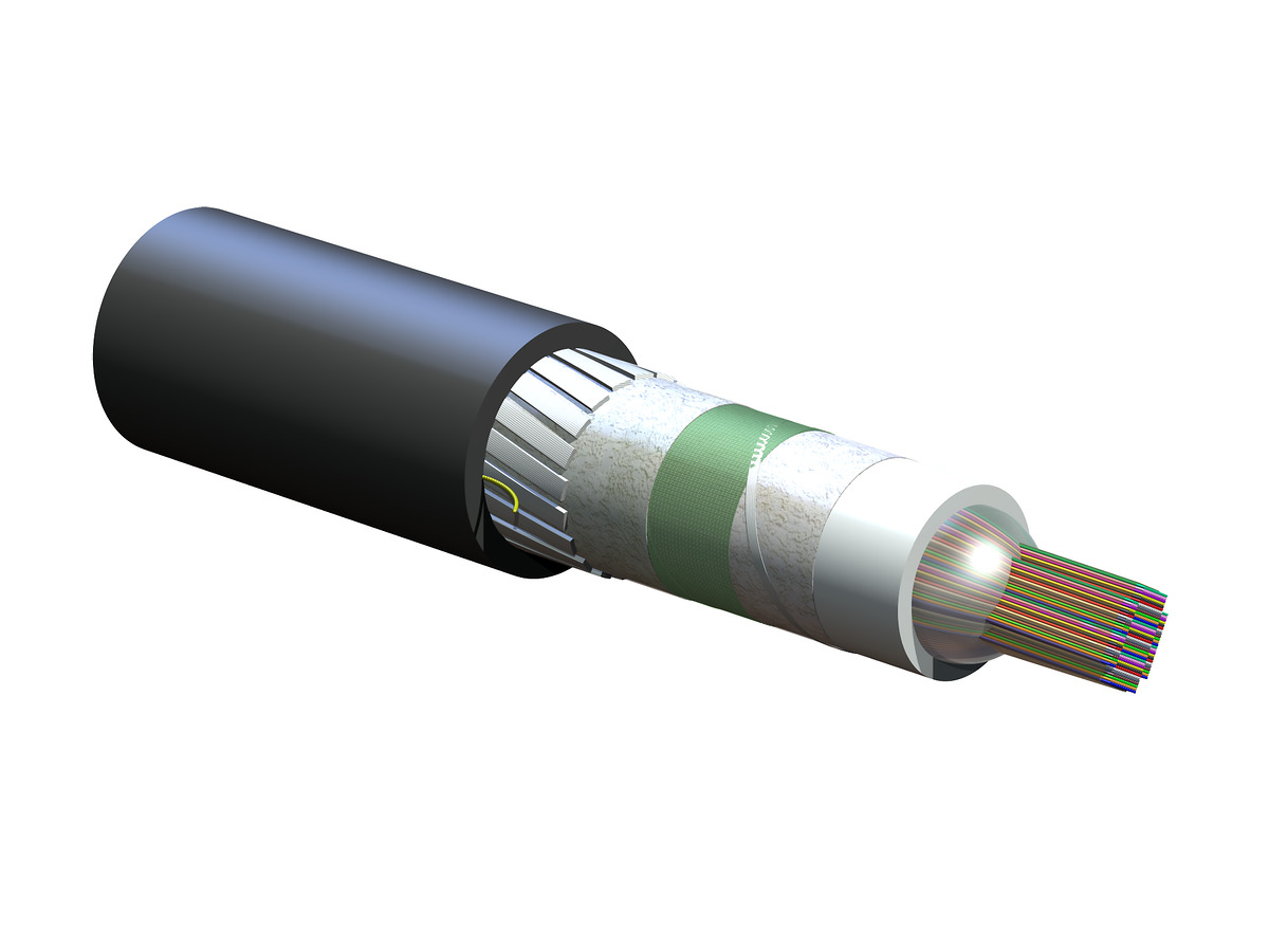 576 F, 50 µm multimode, extended 10G distance (OM4)