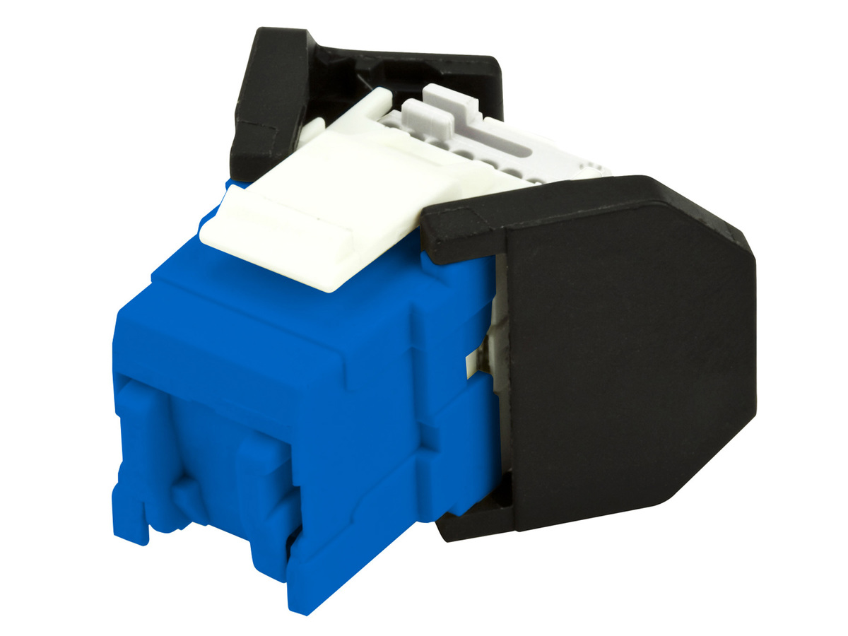 OCK5EU-BL8, E100UBL, RJ45 Vol, Cat5e, Bag/8, Blue
