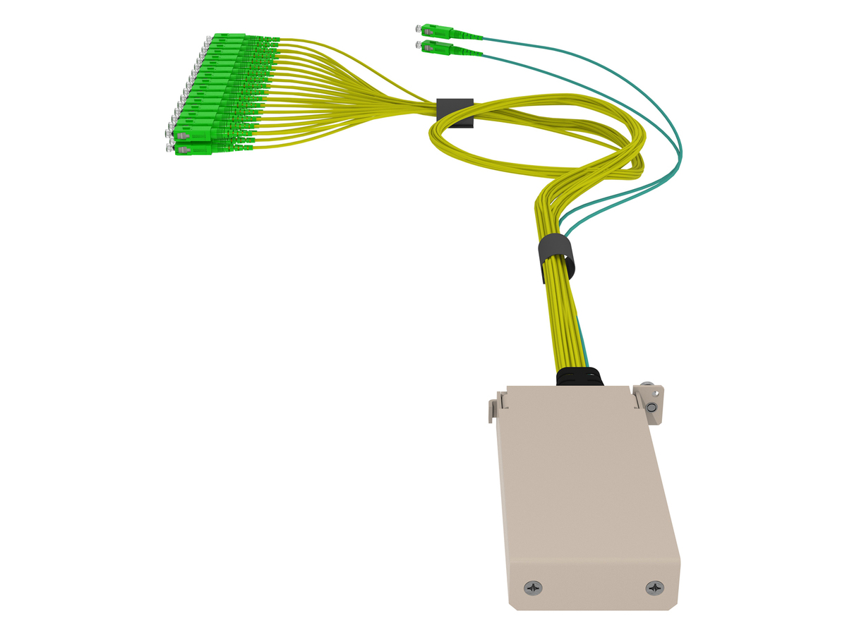 Dual 1x16, SC APC connectors