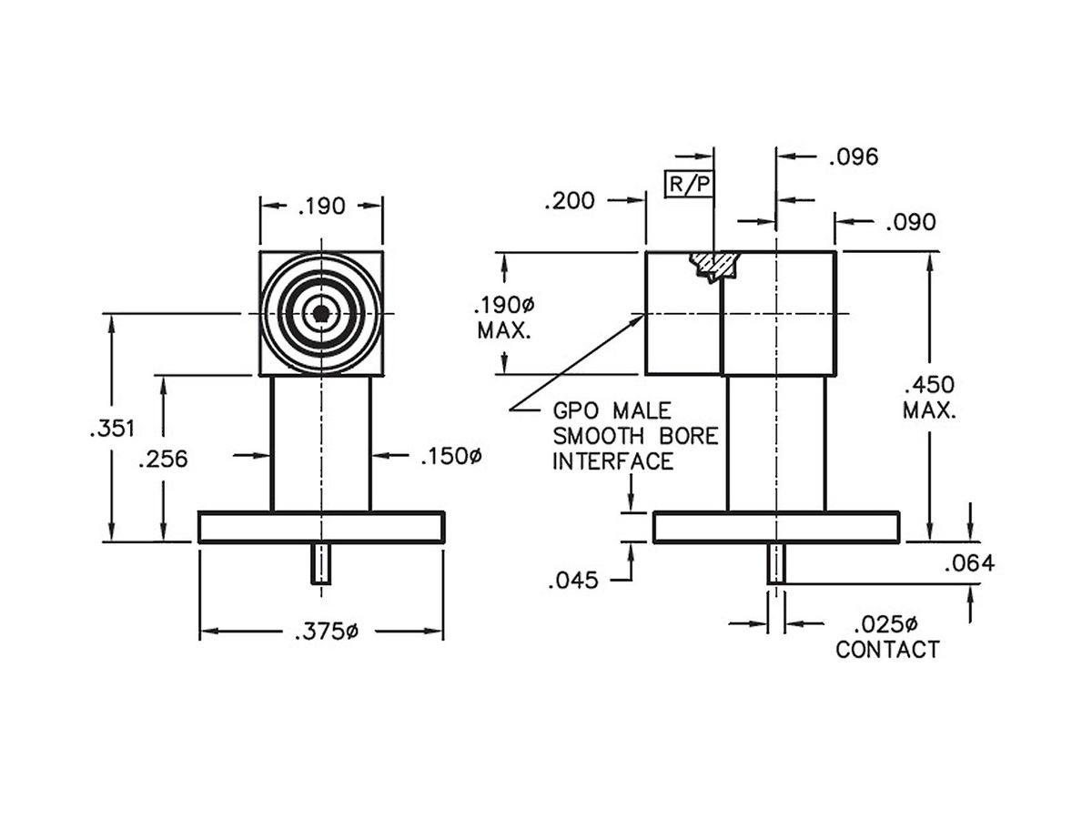 Smooth Bore R/A to PCB