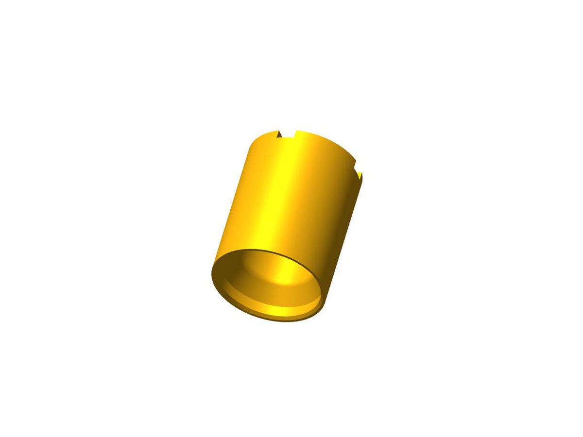 2-Position Smooth Bore Mounting Block, 0.255 Length, Tab Mounting, Mating Blocks: B007-L45-15, B007-L45-04-T
