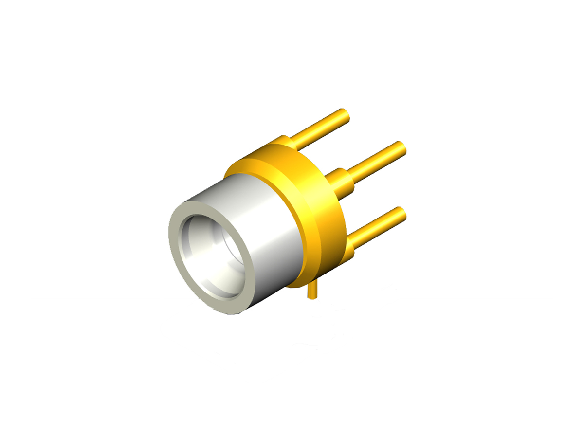 PCB 4 Leg Thru Mount with Separate Center Conductor, Full Detent, 0.150 Length