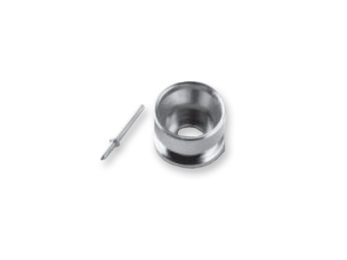 Separate Pin, Smooth Bore, 0.091 Length, 0.052 Pin Length