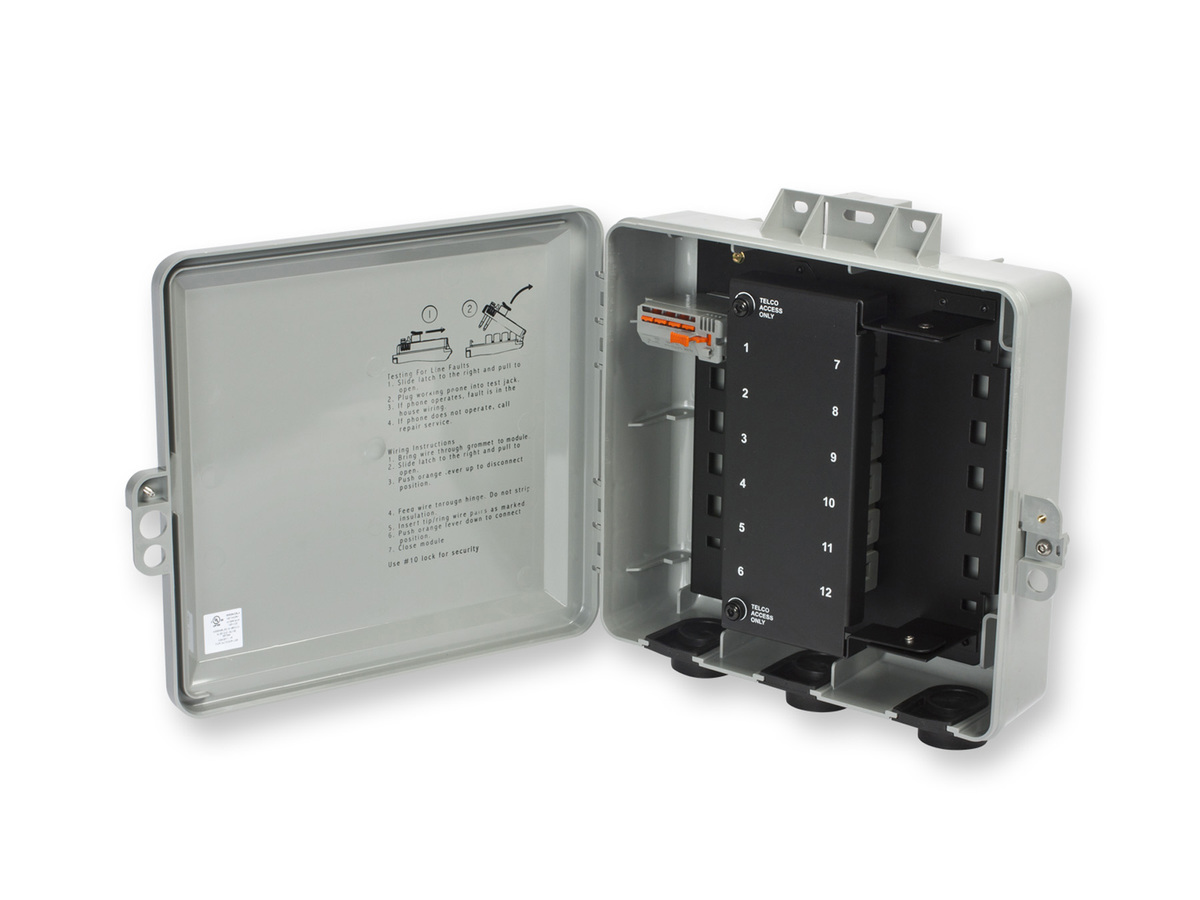 1 IDC Universal Line Module, TandAction™ Hybrid Station Protector