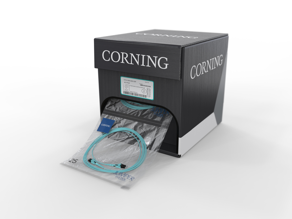 SMF28® Ultra, LC Duplex Reverse Polarity Uniboot to LC Duplex Reverse Polarity Uniboot, 2 F, DFX® 250, 10 m, Refill of 50