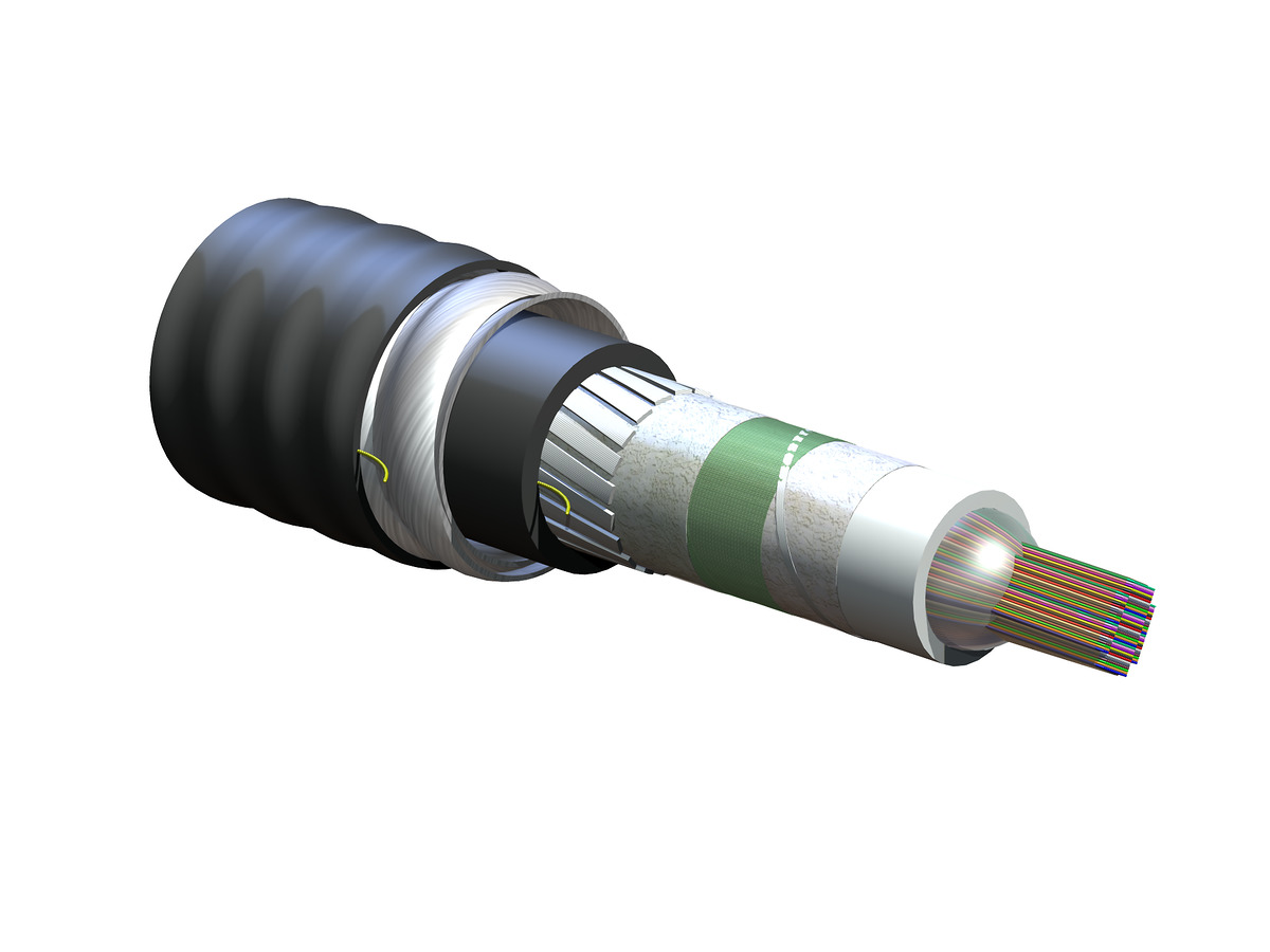 576 F, SMF-28 Ultra fiber, Single-mode (OS2)