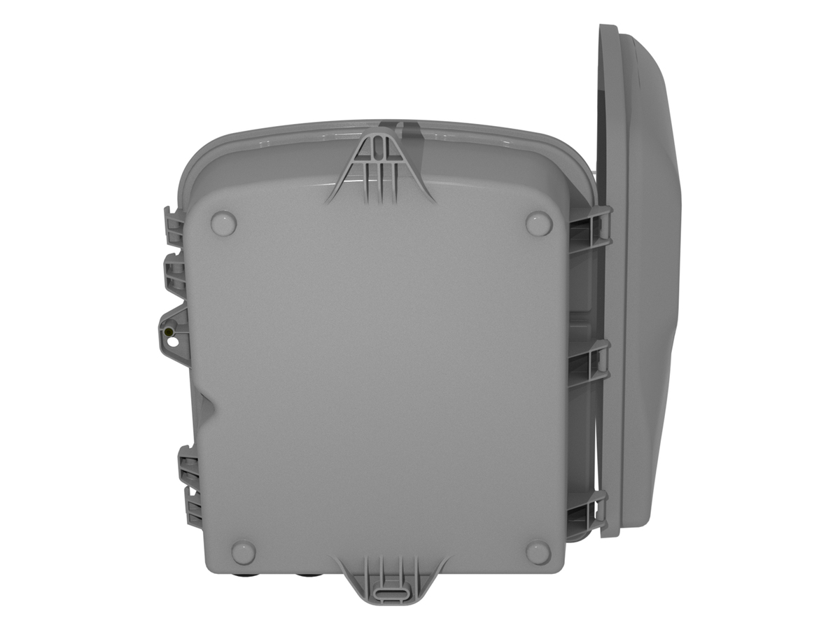 12 port, SC APC, with internal OptiTip®, pinned and internal pigtails for spliced-in drops