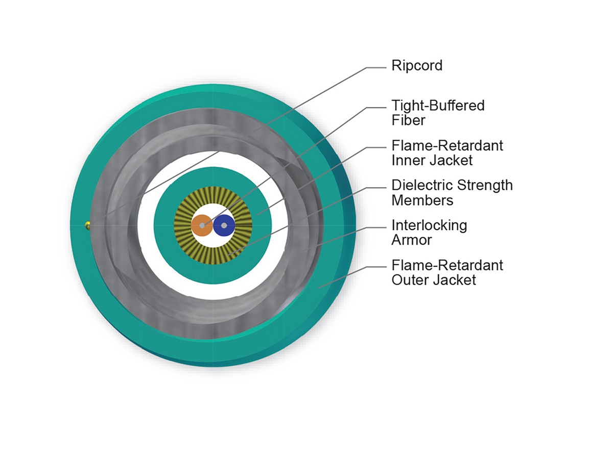 2 F, 50 µm multimode (OM3)
