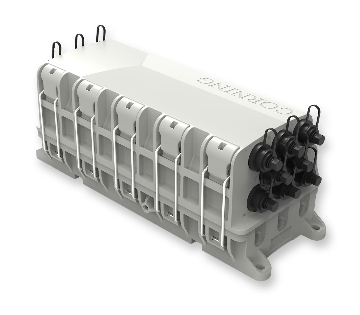 16 In Line With 16 Single Fiber Optitap Adapters 16 Number Of Drop Adapters Optical Communications Nafta B2b Site Corning