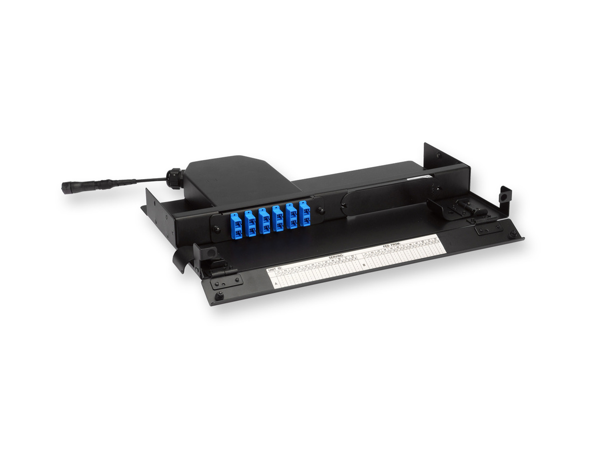 Front-Projection Wall-Mountable Bracket with one (1) OTM-123C SC UPC Module
