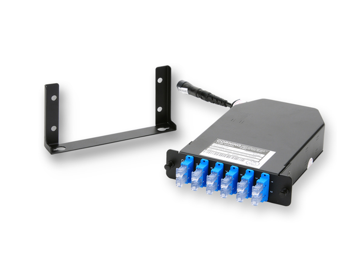 Low-Profile Wall-Mountable Bracket with one (1) OTM-123C SC UPC Module