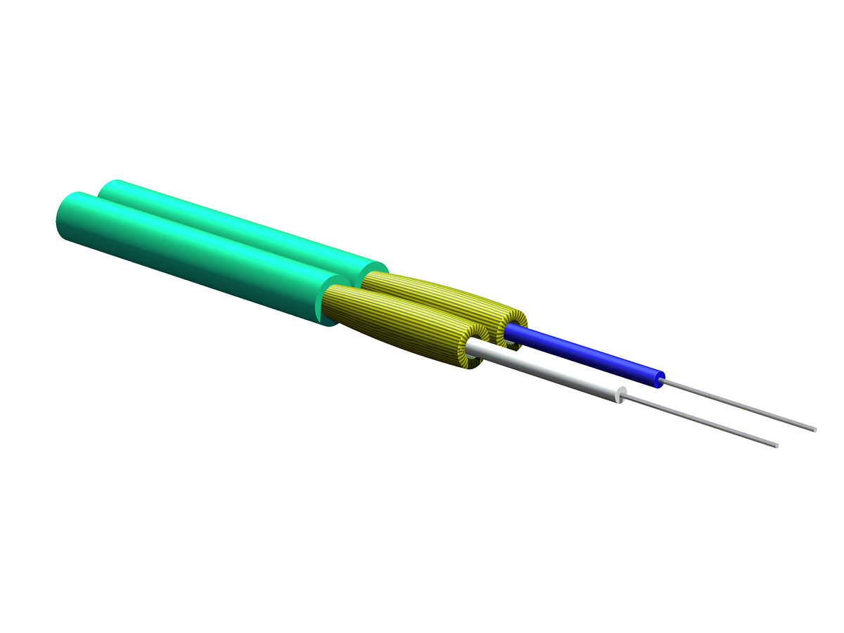 2 F, 2.8 mm diameter, 50 µm multimode (OM3)