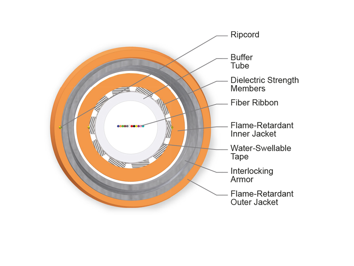 12 F, 50 µm multimode (OM2)