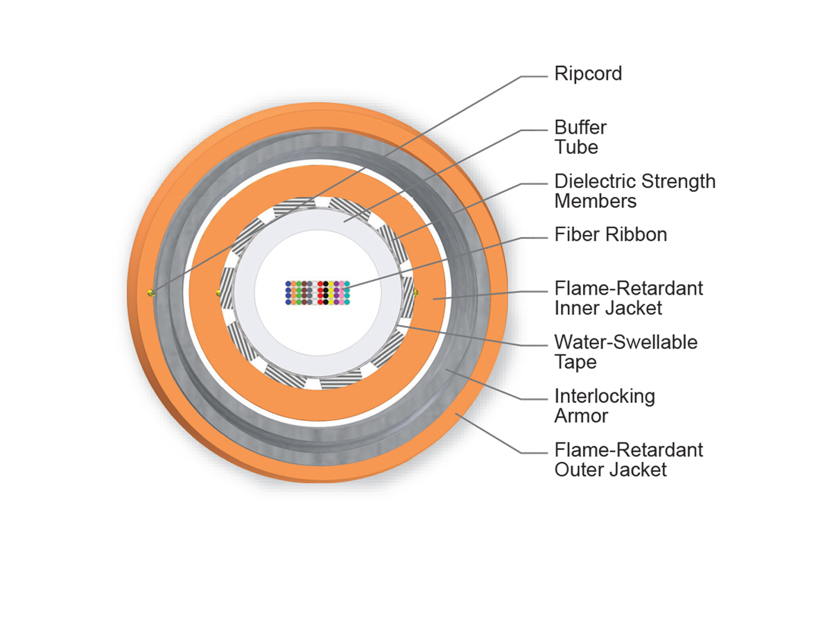 48 F, 62.5 µm multimode (OM1)
