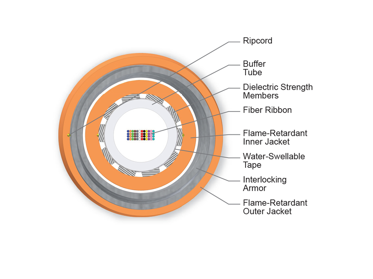 48 F, 50 µm multimode (OM2)