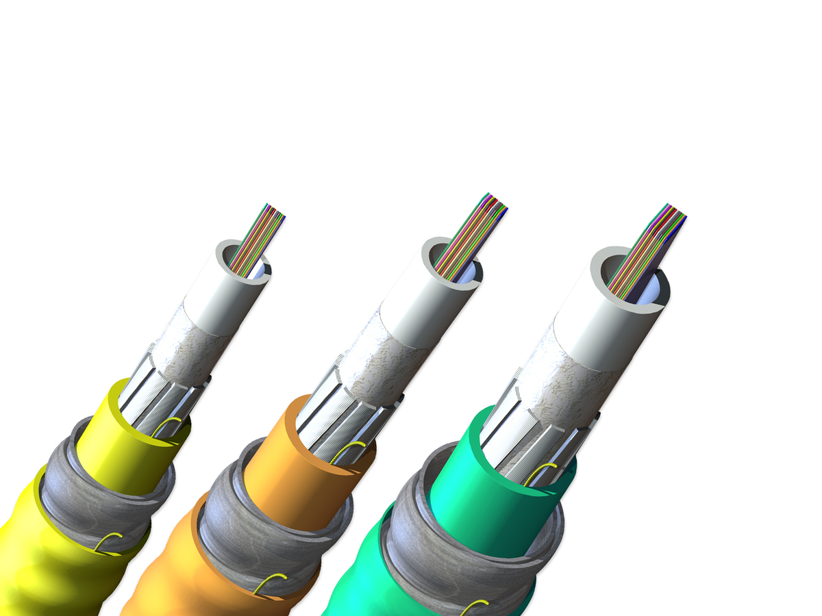 Ribbon Interlocking Armored Cable, Plenum