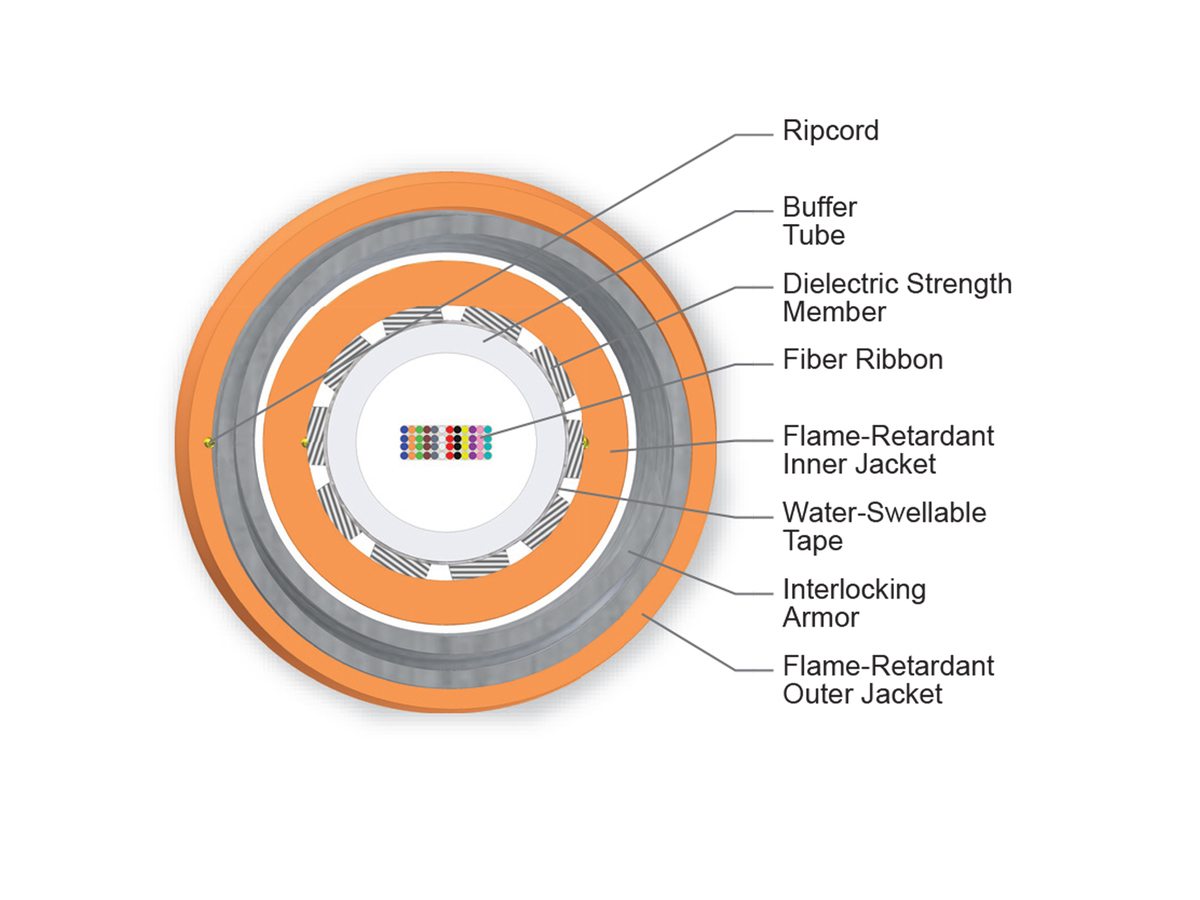 48 F, 50 µm multimode (OM2)