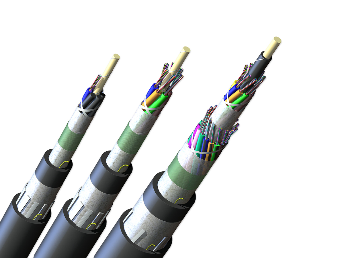 Riser LSZH™ Indoor/Outdoor, Industrial, Tray-Rated, Loose Tube, Gel-Free, Double-Jacket, Rodent-Resistant Cable