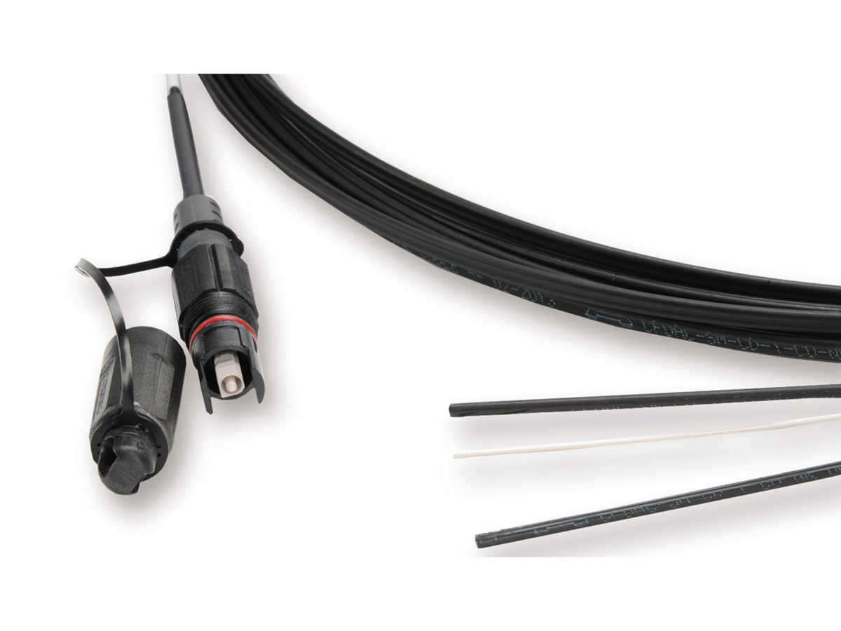 Cable drop OptiTap® ROC™, tecnología FastAccess®, 900 µm, 1F, dieléctrico