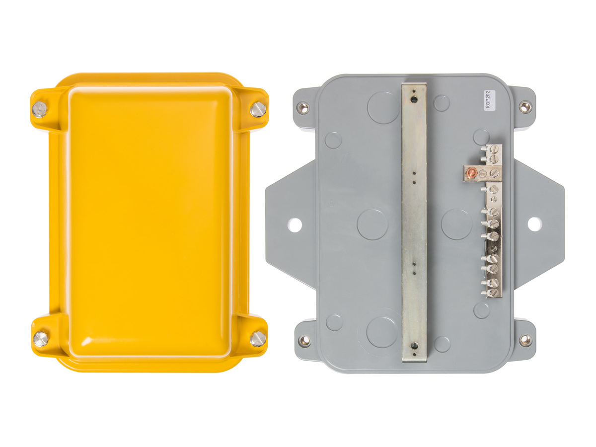 SKV 40/60 empty, with Earth Bolt / with yellow Cover