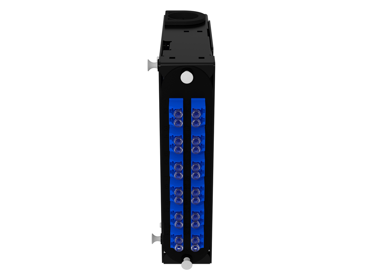 24 F, LC duplex, Single-mode (OS2), single fiber, 250 µm