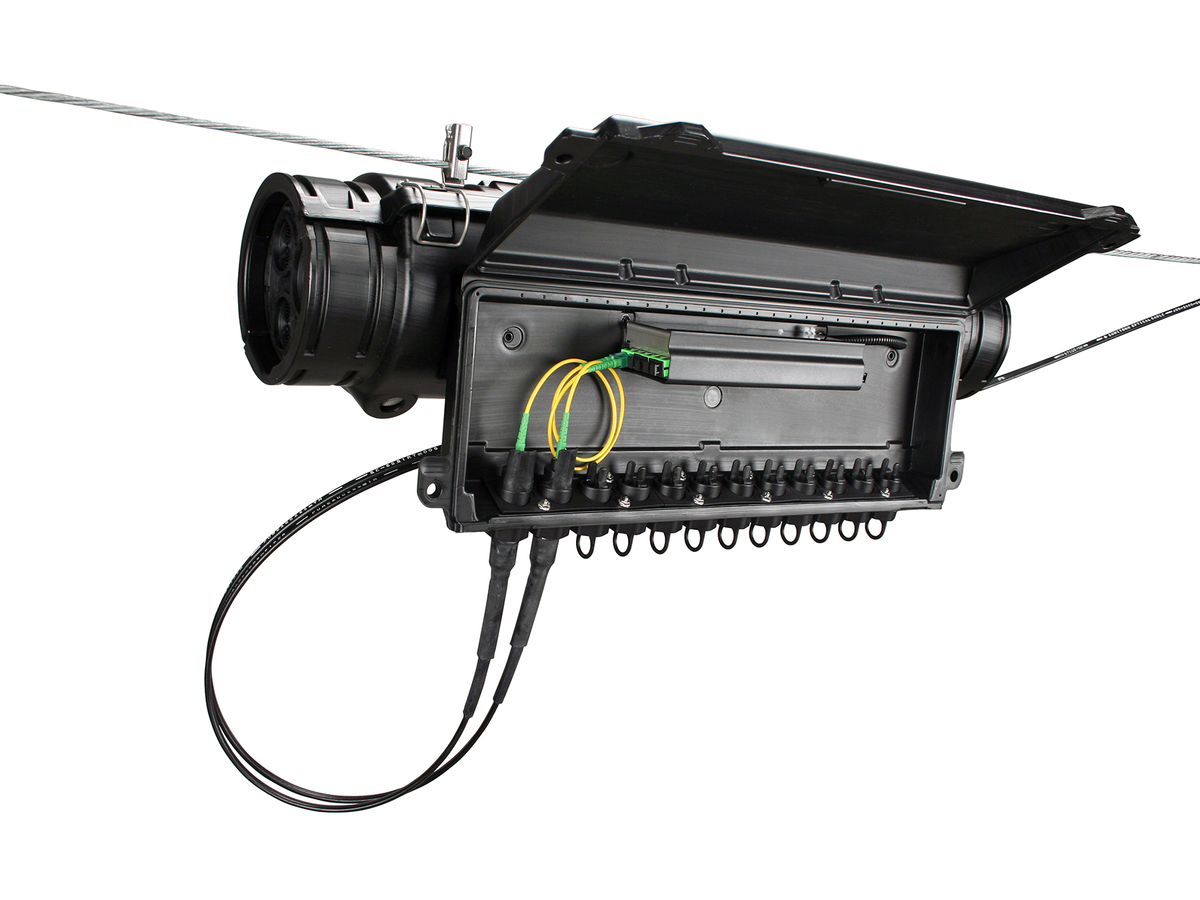 SLiC® 530 with ECAM 4 ports, SCUPC 900um pigtails, 2527 tray (SLFT-530-A-1A-04-DAXA)