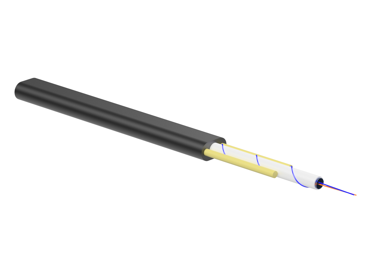2 F, E9 Single-Mode ClearCurve™ R7.5 Bend Fibre (LBL)