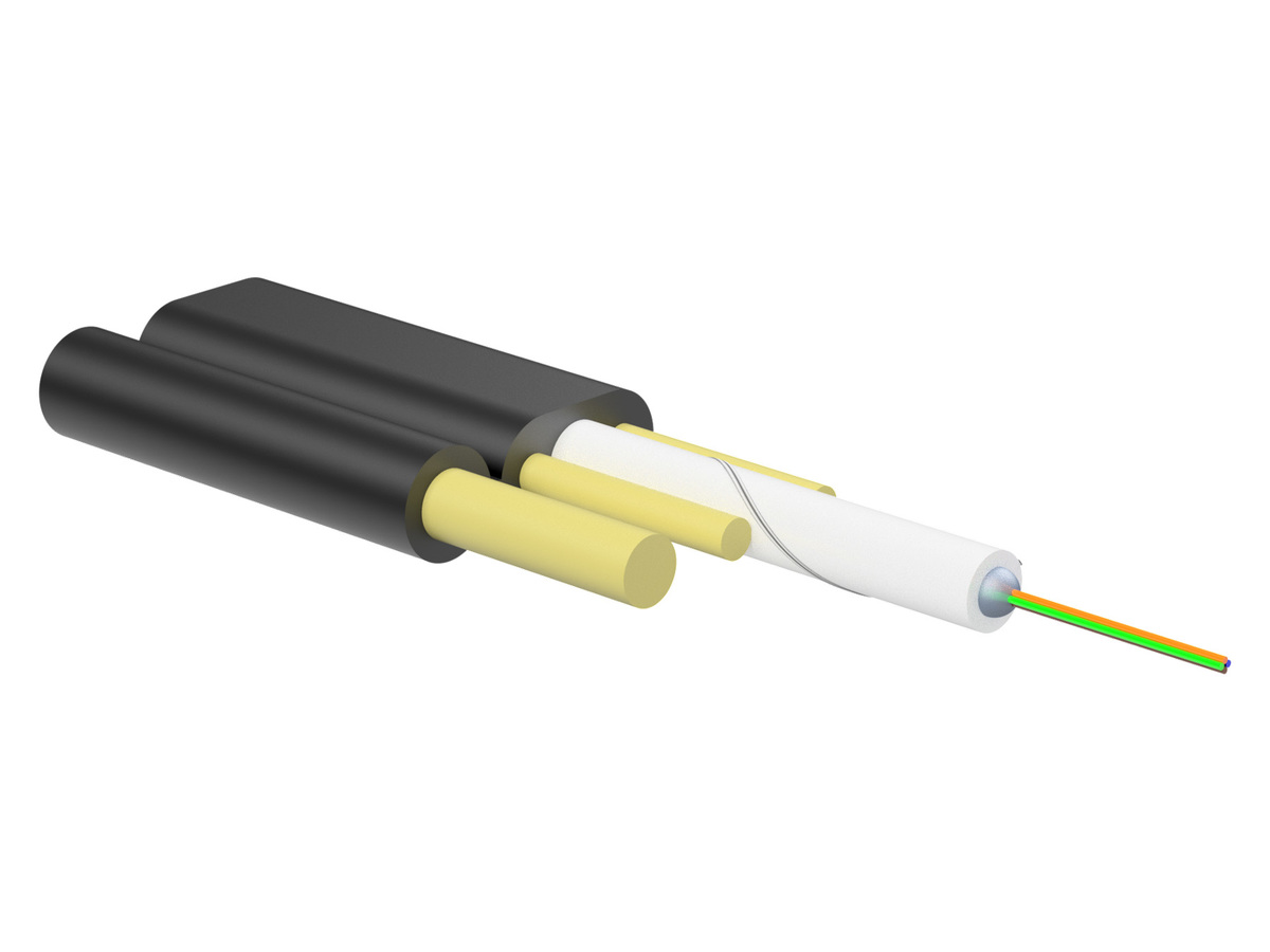 4 F, SMF-28® Ultra fiber, Single-mode (OS2)