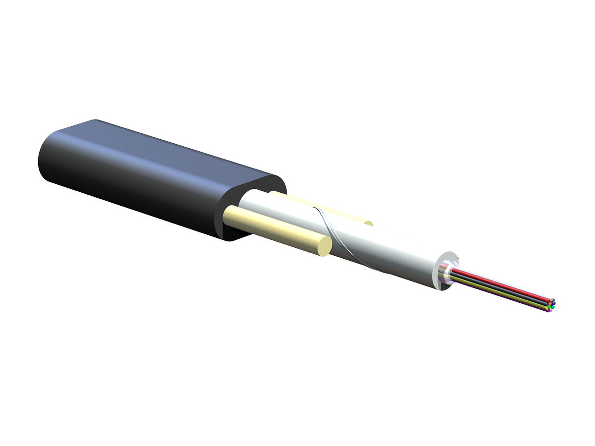 012EB4-14701A20 | SST-Drop™ Outdoor, Single-Tube, Gel-Filled Dielectric  Cable with FastAccess® Technology 12 F, Single-mode (OS2) | Corning