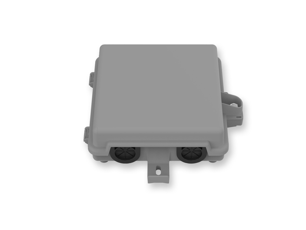 6-line housing, 2 USP-123-3 Sealed IDC TandAction™ hybrid protectors