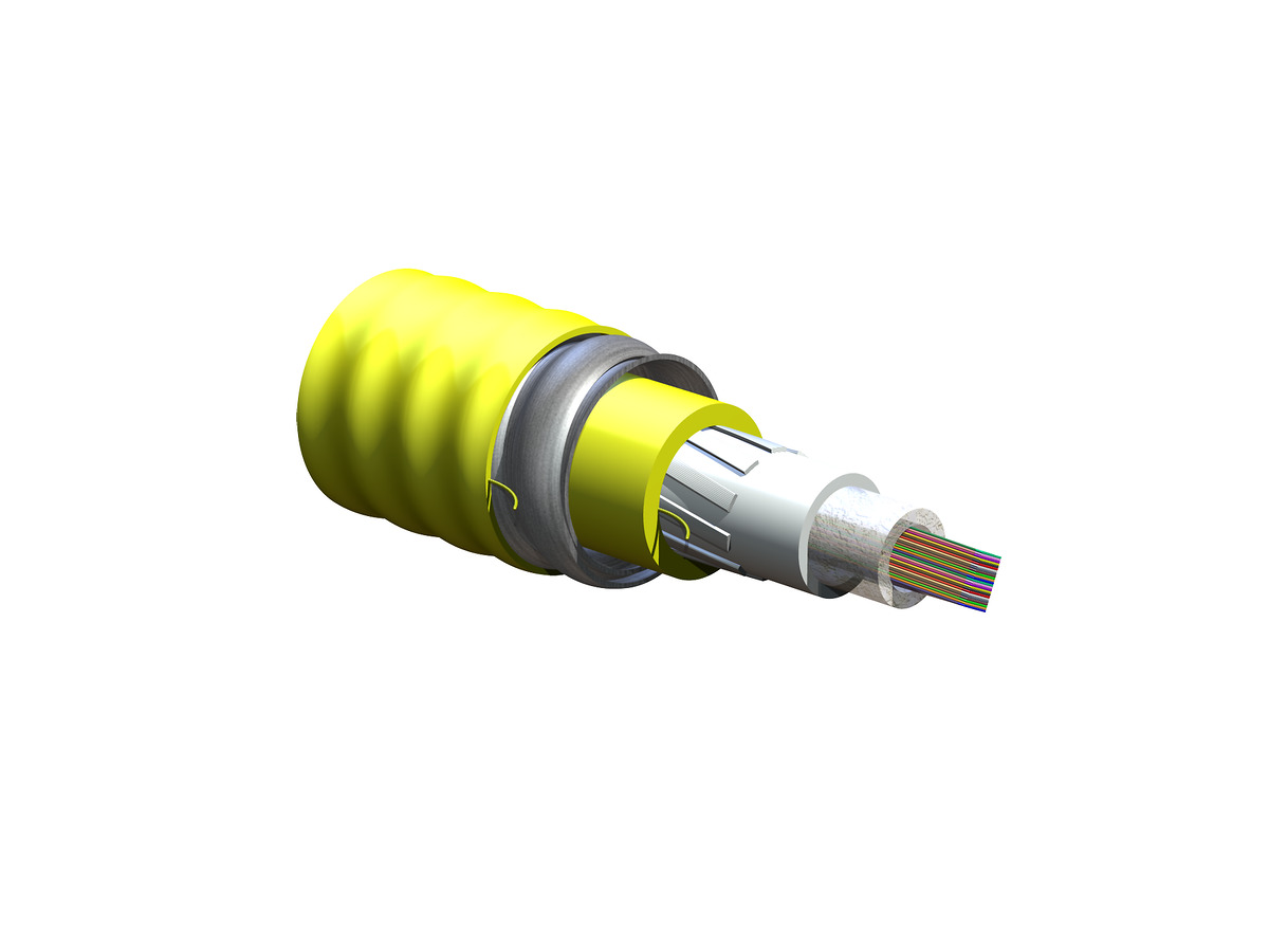 UltraRibbon Indoor, Dry, Interlocking Armored Cables, Plenum