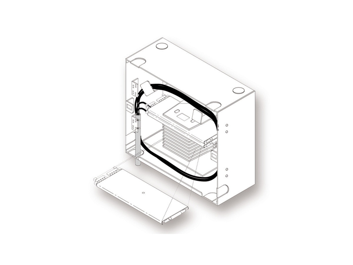 SP7300C - Polycarbonate Food Pan Cover, Slotted - Third (1/3