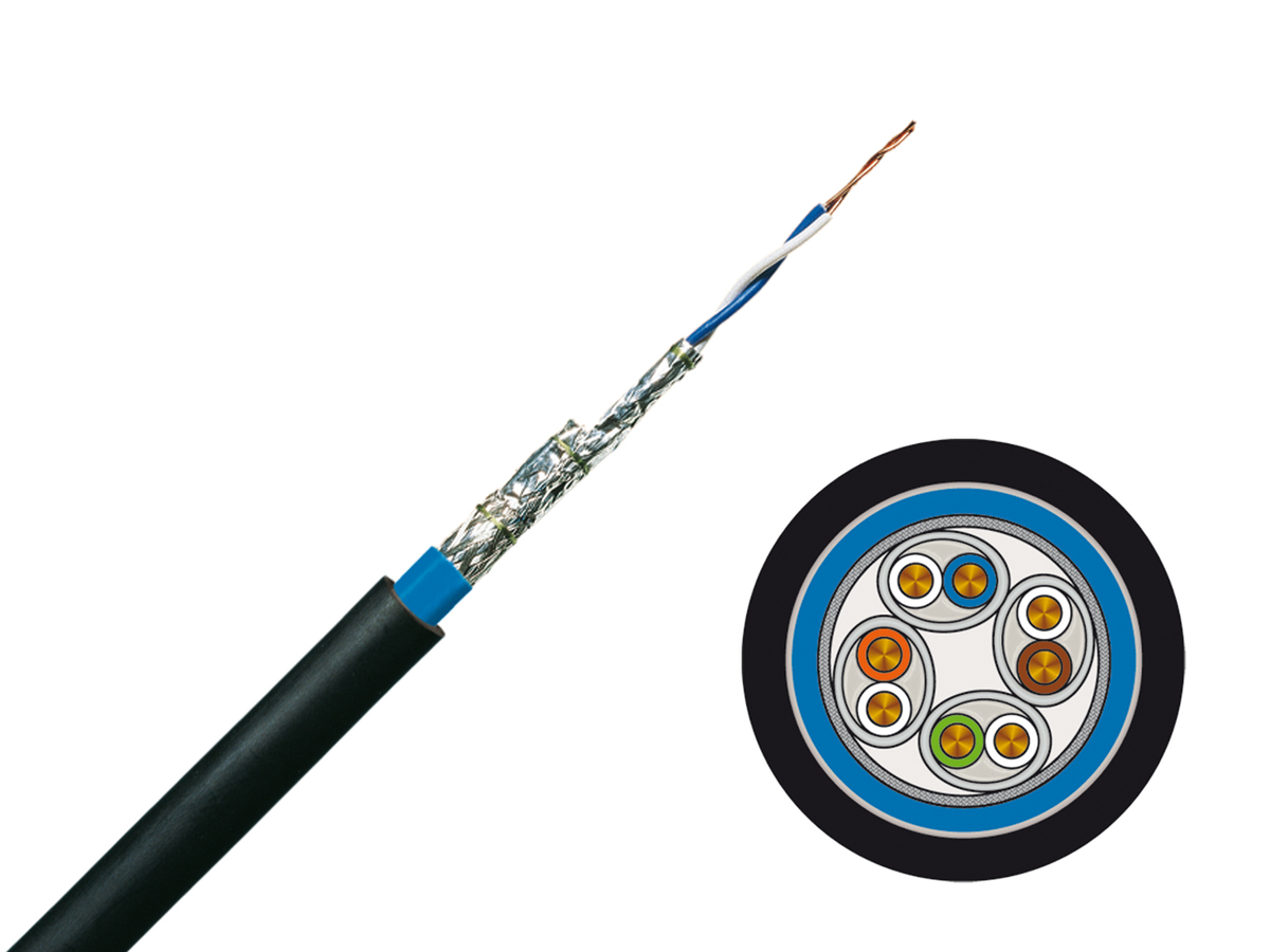 Everon® Copper Datacom S/FTP 800/23s, Category 7, LSZH/FRNC, Dca