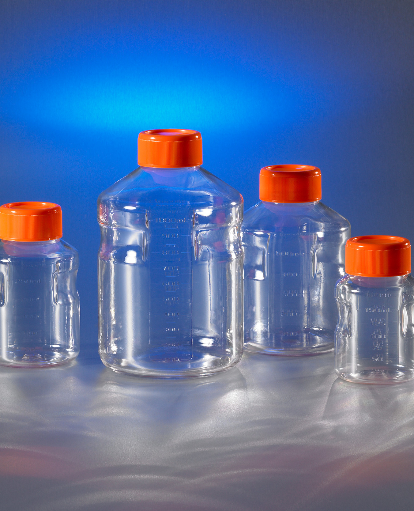 プラスチックストレージボトル 実験用保存びん corning