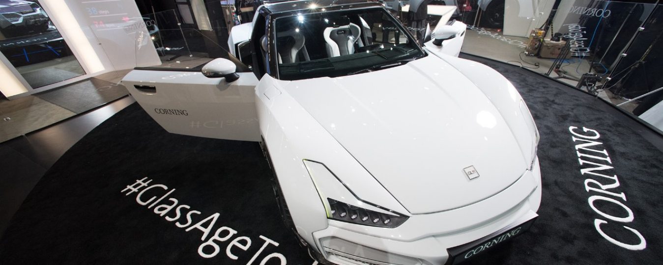 Corning's Connected Car Prototype Inspired by Glass Corning