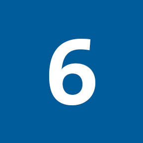 number 6 icon