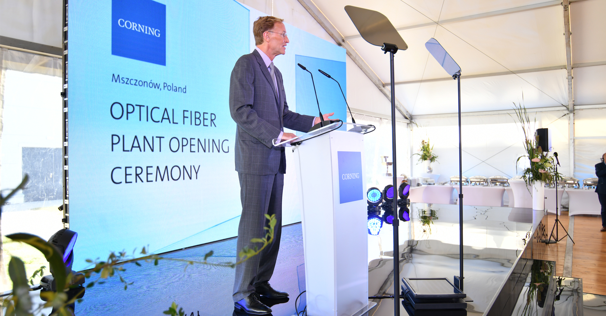 Mszczonow Optical Fiber Plant Opening