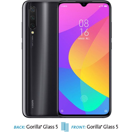 mi 9 xiaomi corning gorilla glass