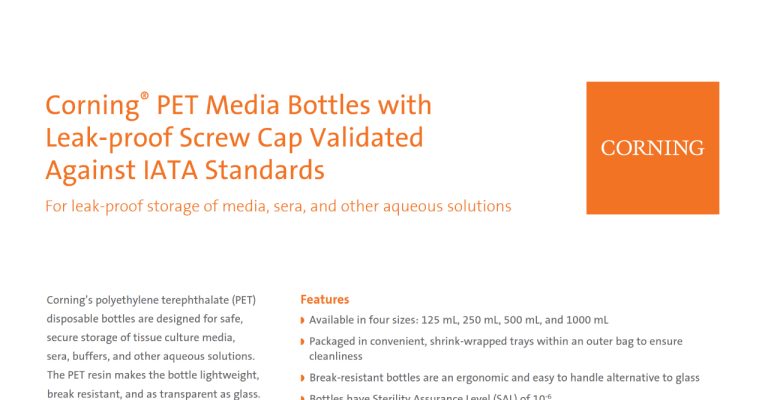 PET Bottles Document Preview