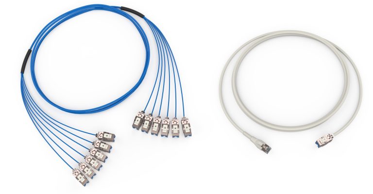 Category 6A preconnectorized Copper Cable Assemblies